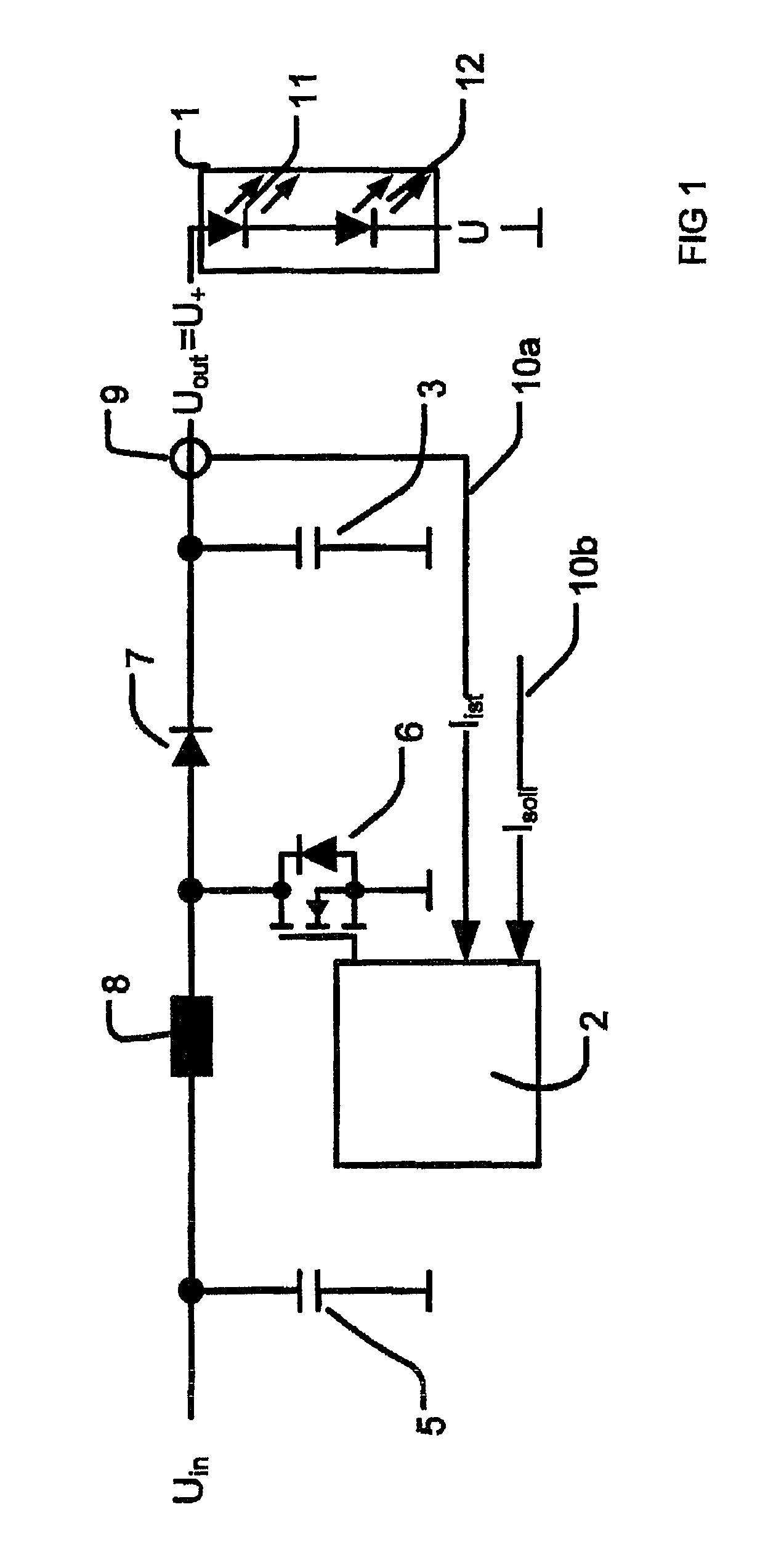 Method and circuit arrangement for controlling a load