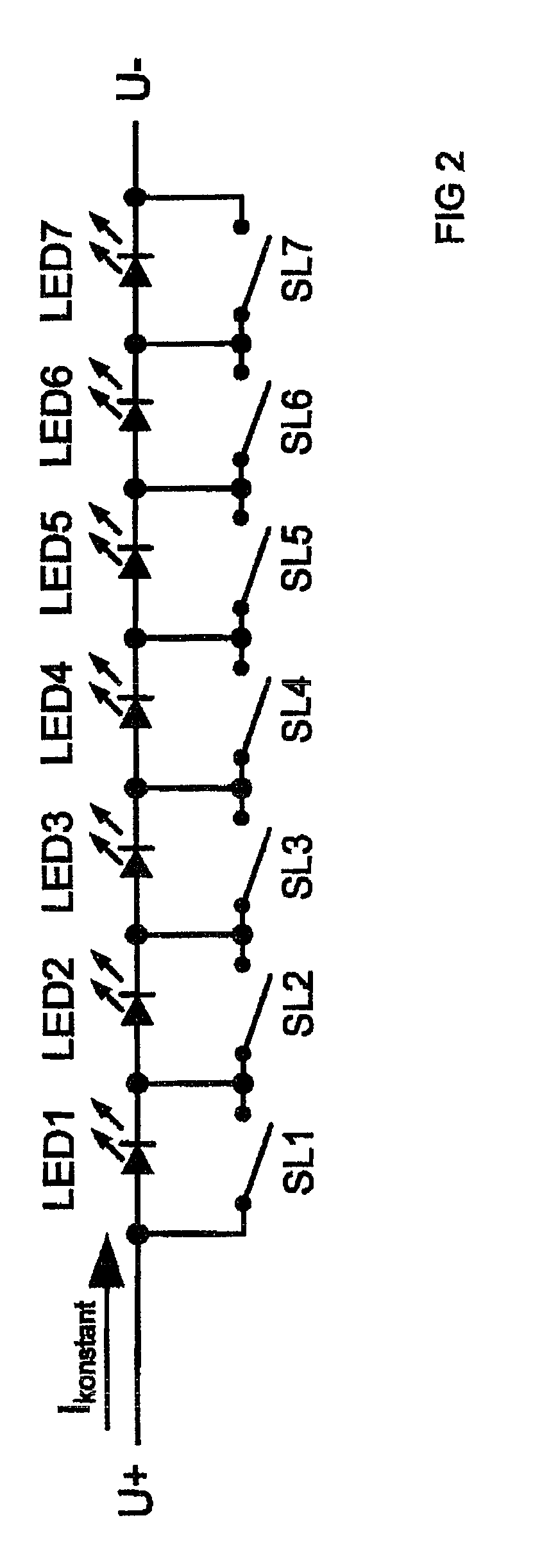 Method and circuit arrangement for controlling a load