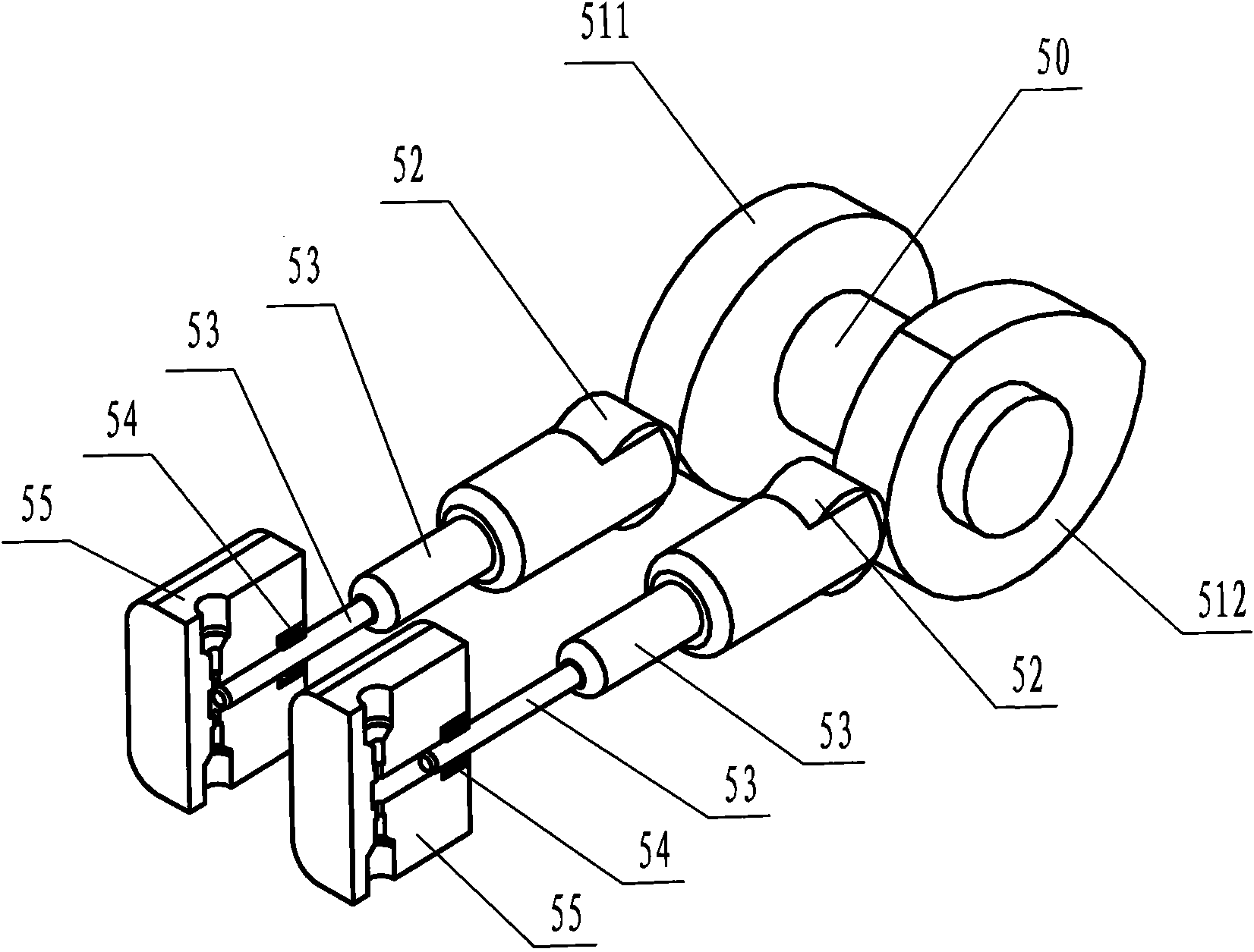 Series-parallel connection liquid chromatogram pump