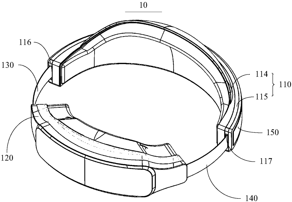 Head mount and head-mounted electronic apparatus