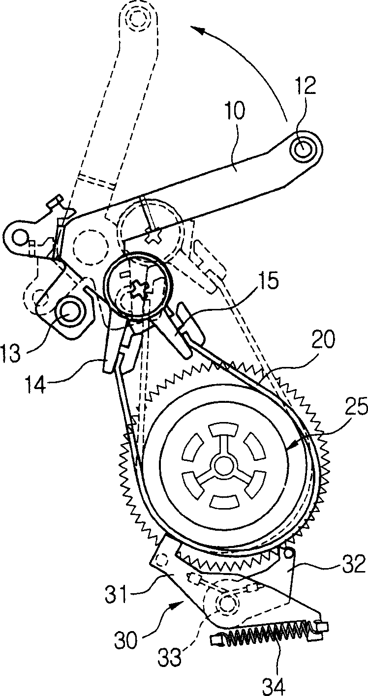 Magnetic recording and reproducing device and method for braking tape and disc assembly