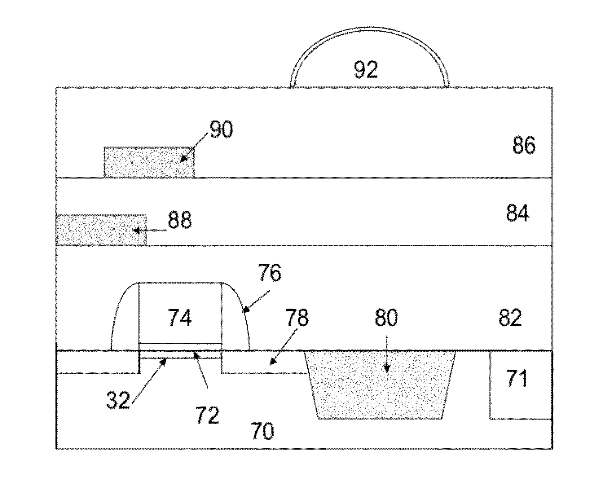 Light Signal Transfer Device with Conductive Carbon Line