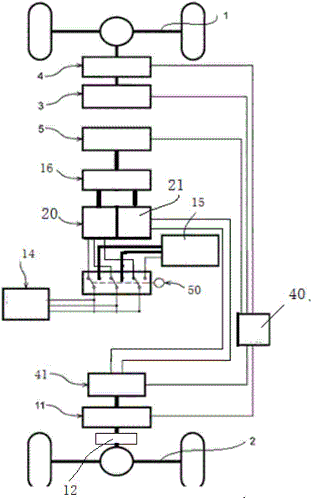 Multi-power-source vehicle driving method and system involved with reusable power generation system