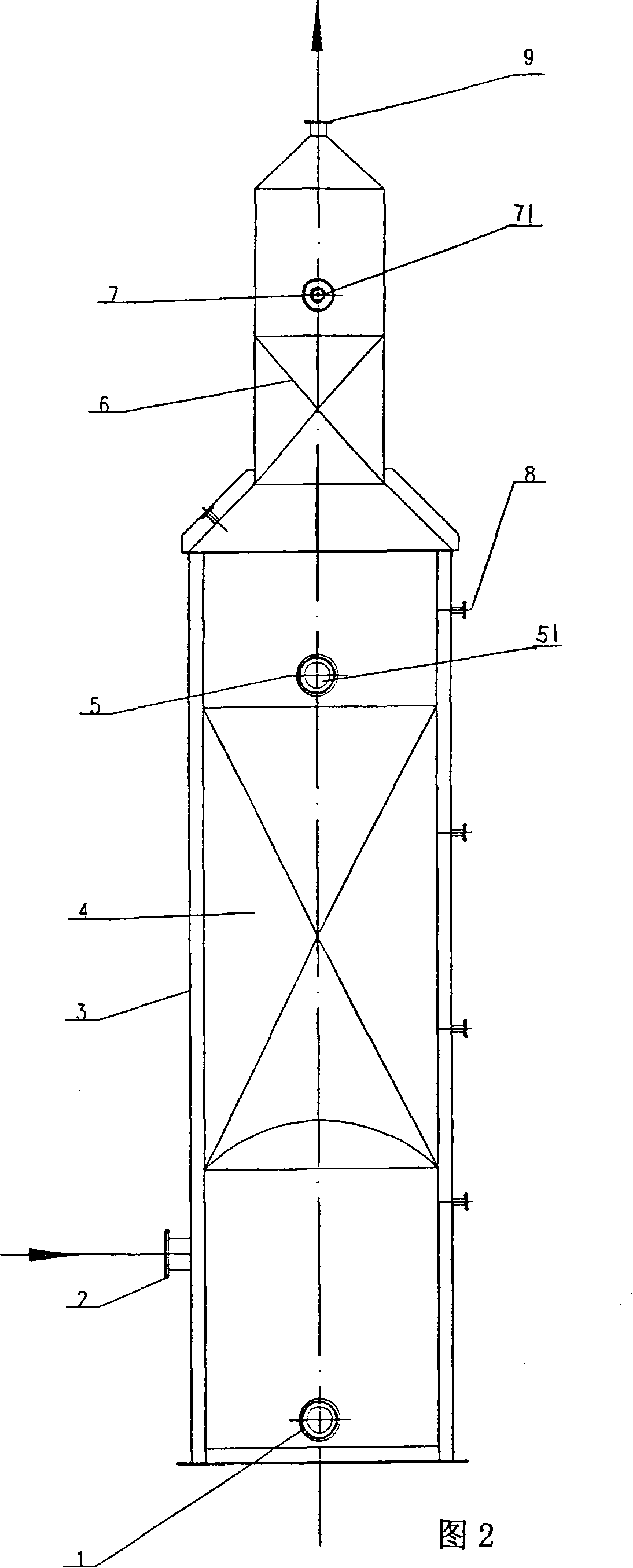 New process for preparing chlorosulfonic acid and equipment thereof