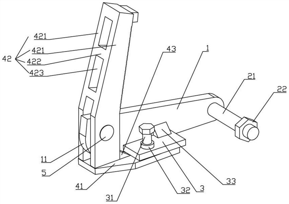 A building formwork reinforcement square fastener