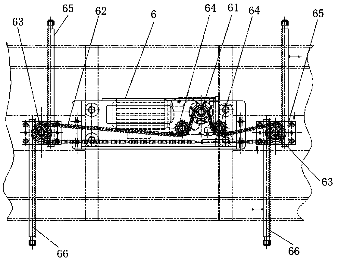 Comb handling trolley and synchronous aligning device thereof