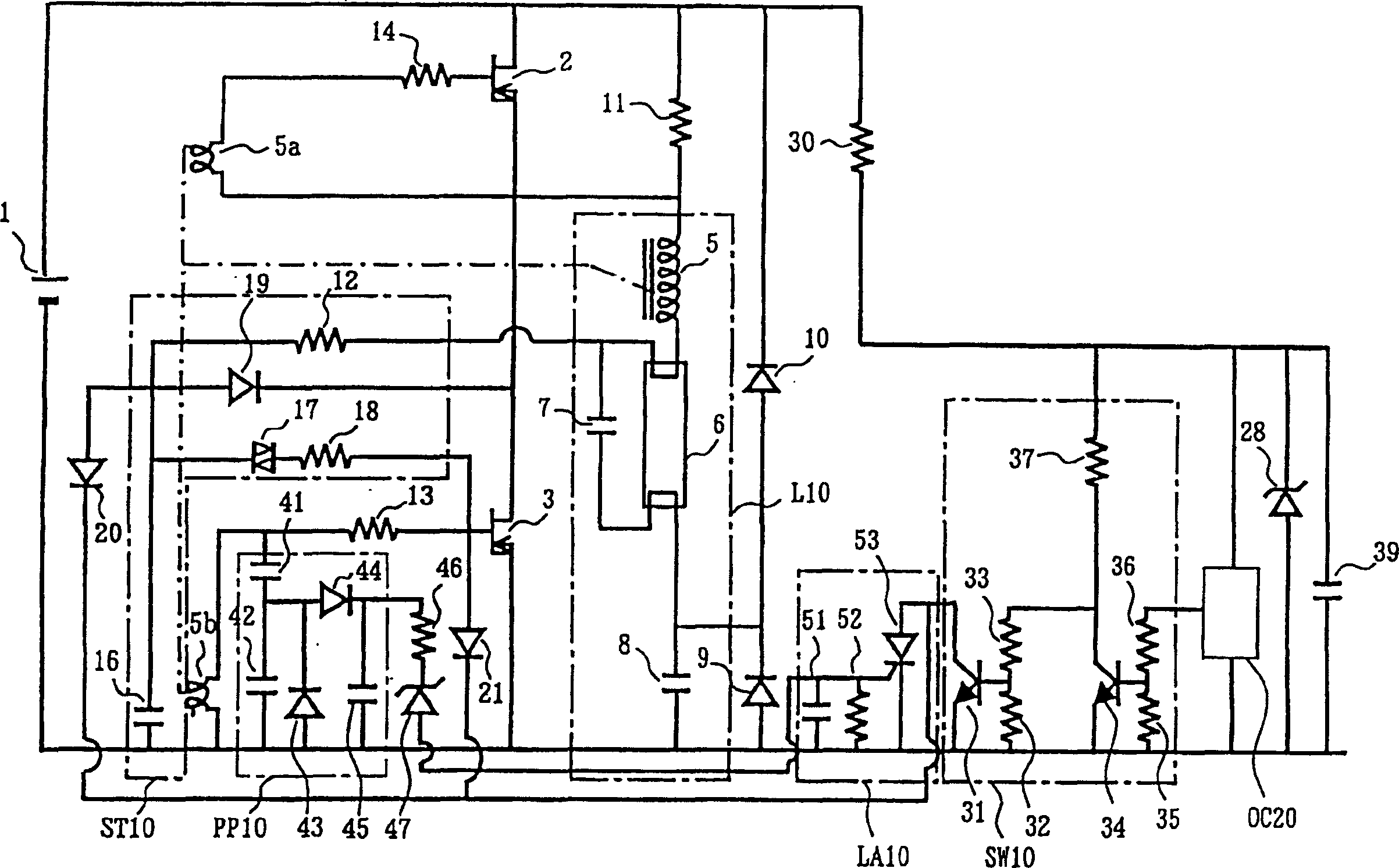 Lighting device for discharge lamp