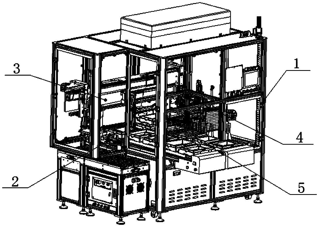 Automatic LCD unloading device