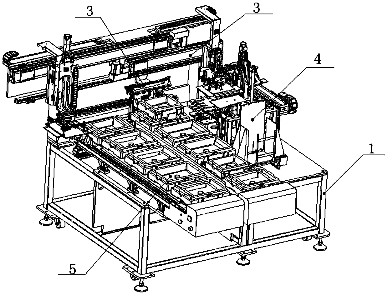 Automatic LCD unloading device