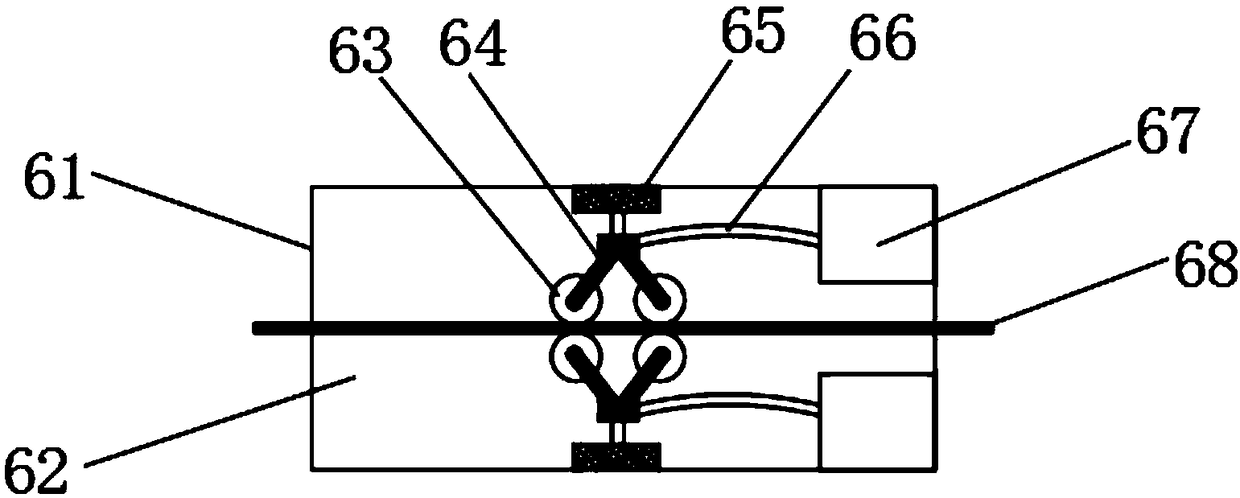 Double-face ironing machine for woven fabric