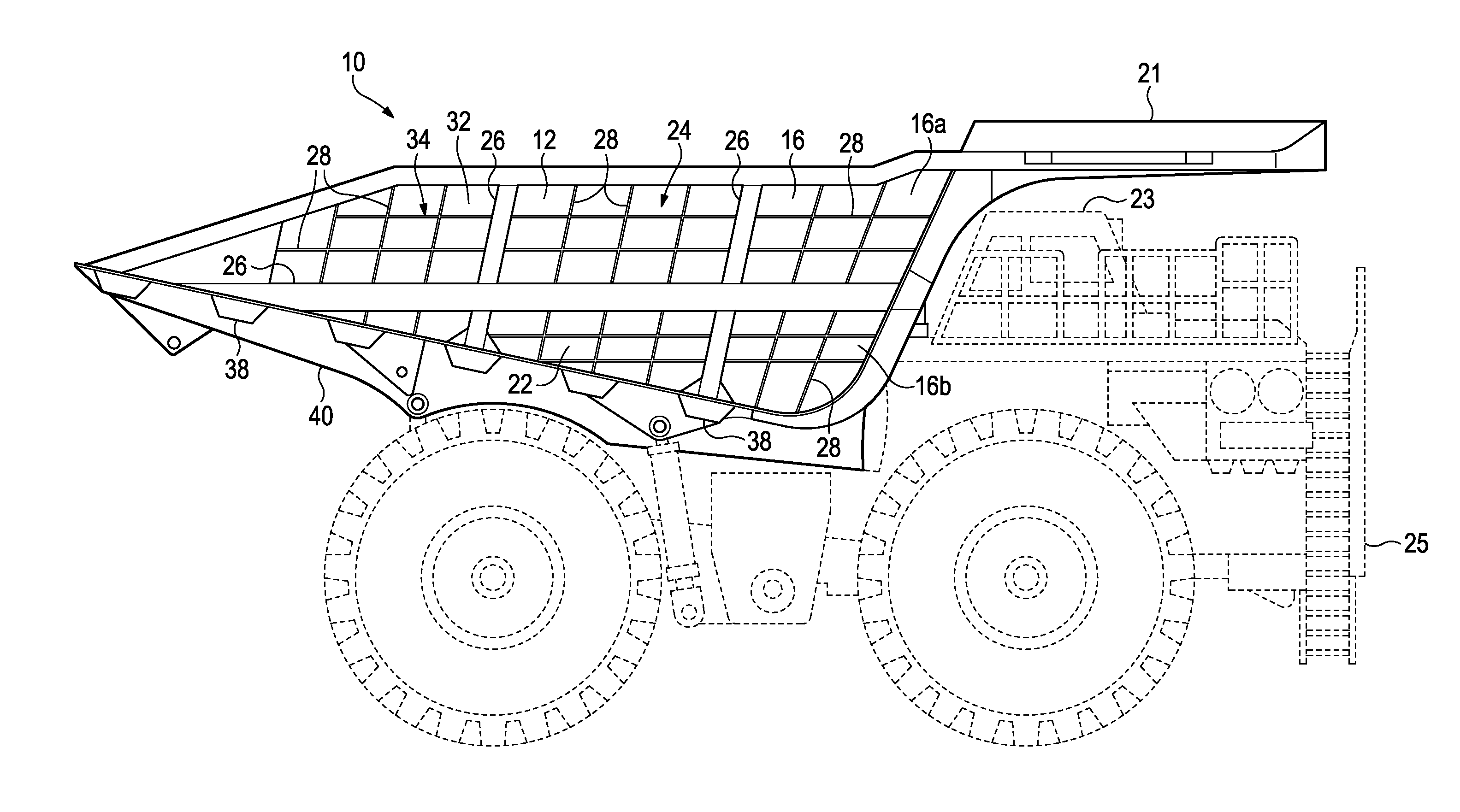 Truck Body For Mining Vehicle