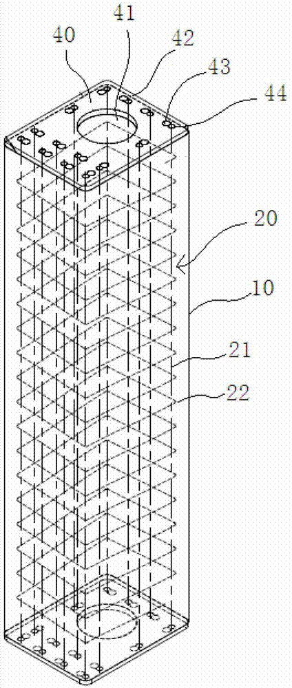 Non-uniform reinforcing bar prefabricated support pile as well as forming method and forming die thereof