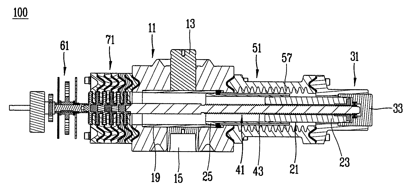 Solid insulated disconnection switch and solid insulated switchgear using the same