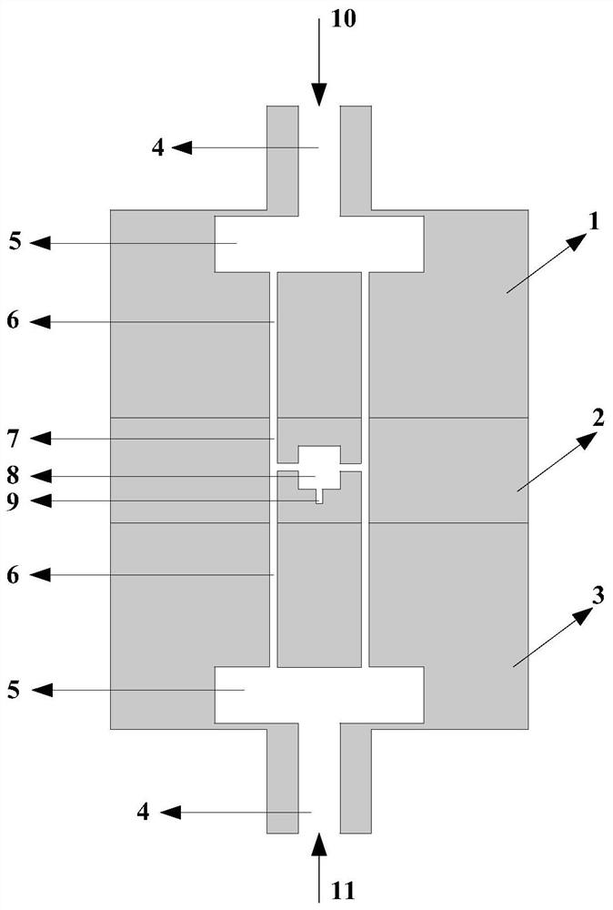Microfluid distributor and multi-channel parallel amplification fluid uniform distribution method