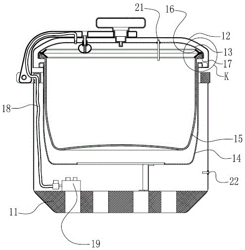 Electric pressure cooker with air exhaust function and air exhaust control method