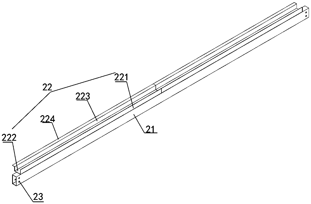 Quick disassembling and assembling type special-shaped column frame plate type support structure system and construction method thereof