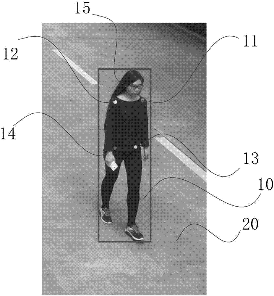 Method and device for detecting posture of human body