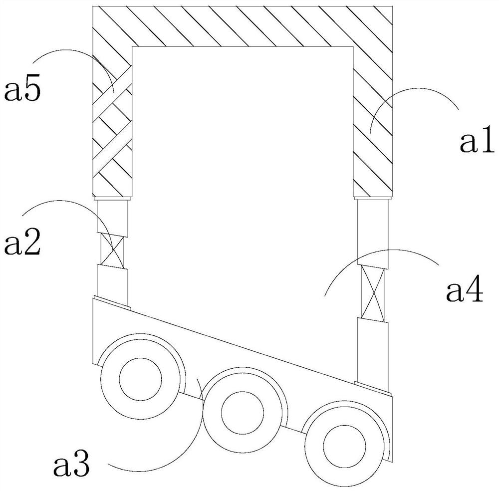 Module walking type multi-point pushing equipment for bridge pushing