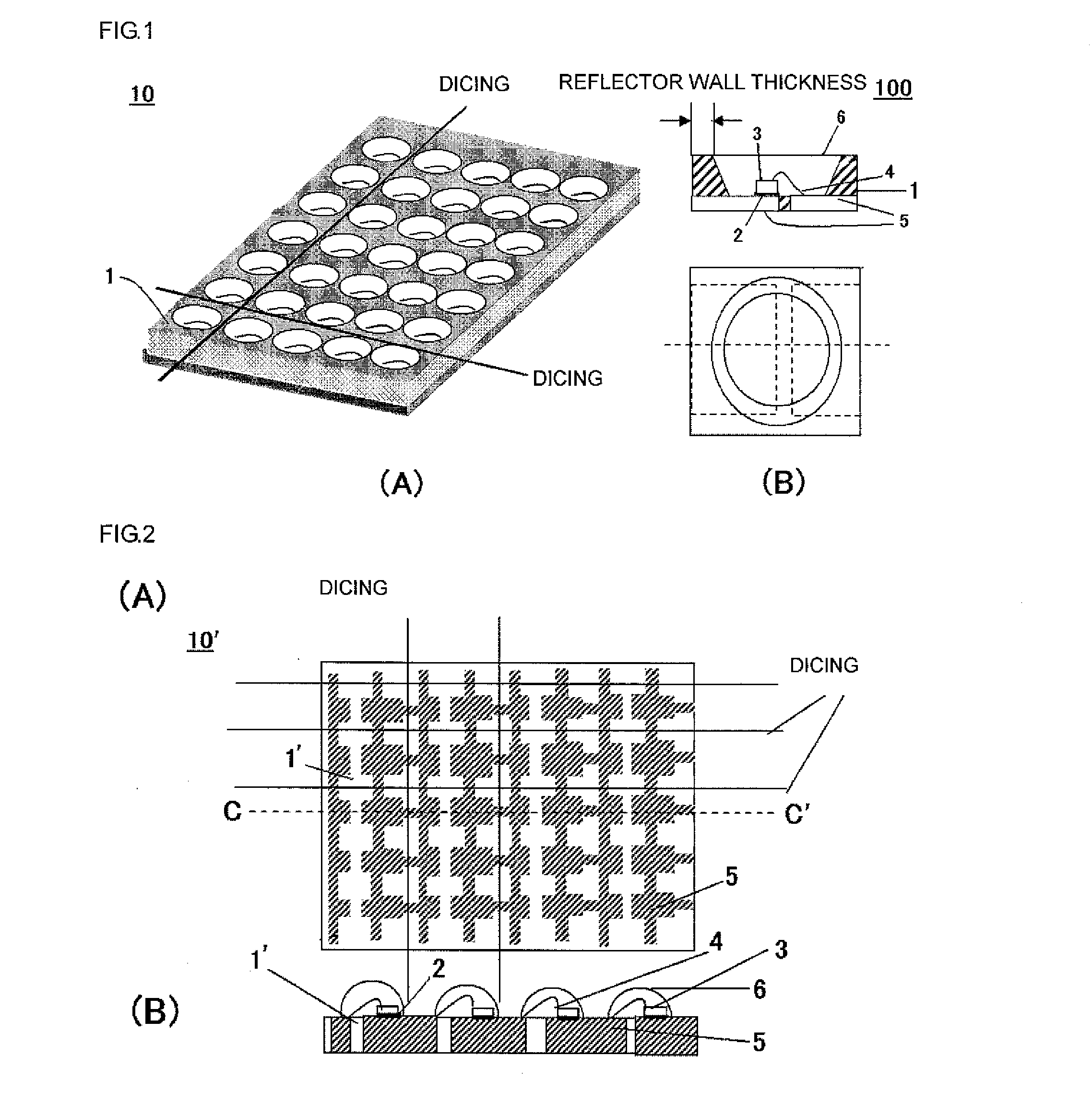 Thermosetting silicone resin composition for reflector of LED, reflector for LED using the same and optical semiconductor apparatus
