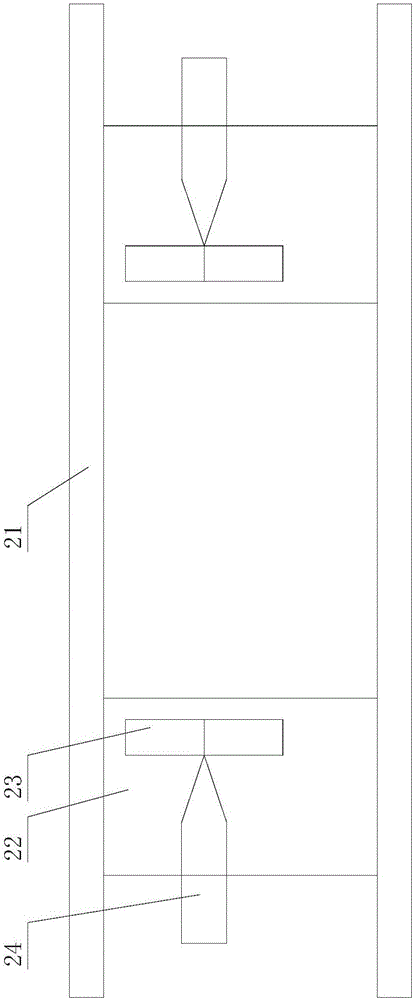 Light leakage detection device for surface of roll shaft