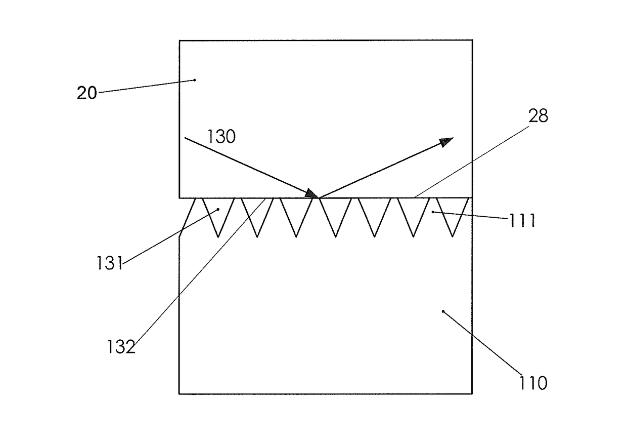Compact head-mounted display system protected by a hyperfine structure