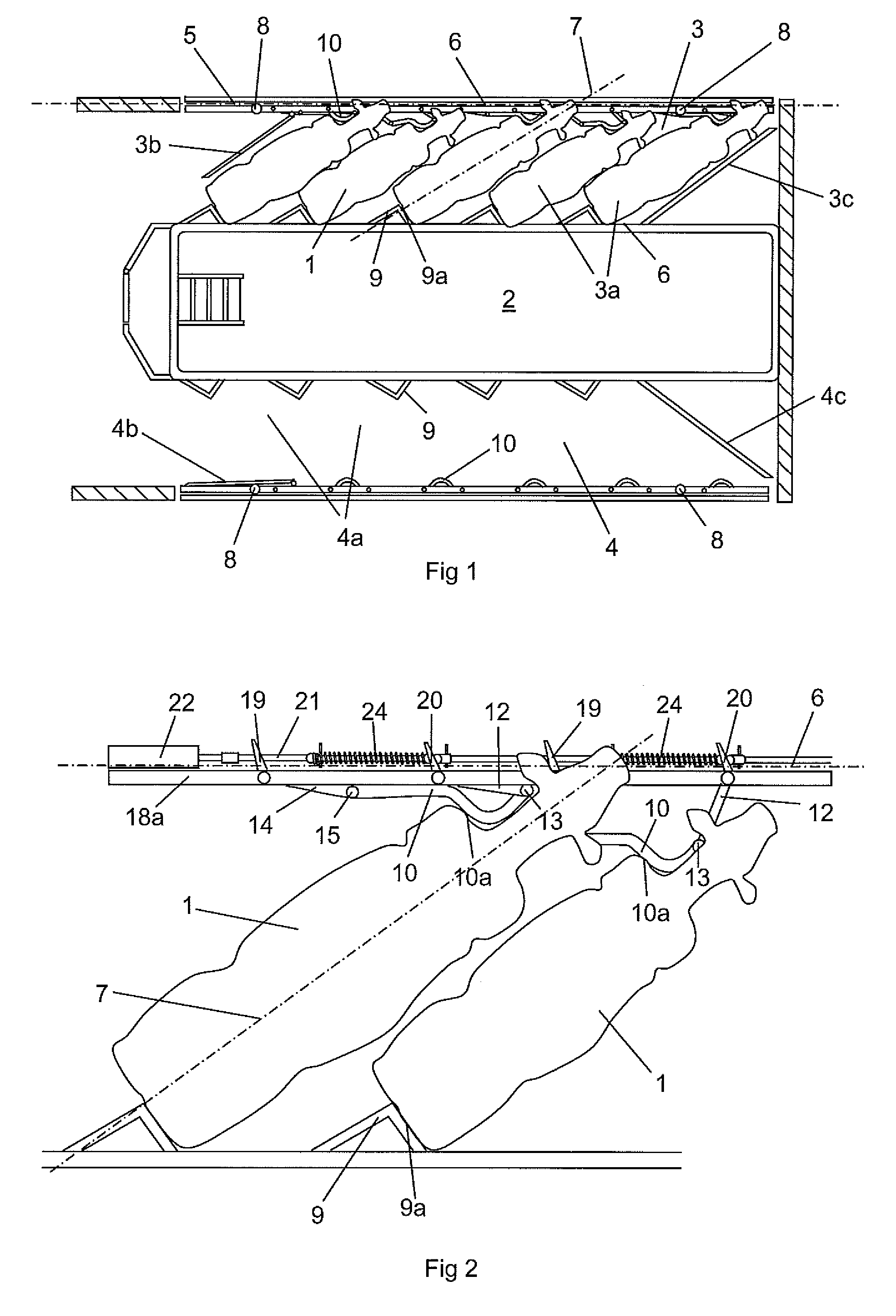 Arrangement for positioning milking animals in a milking parlour