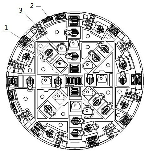 A drilling and splitting sealing cutter head