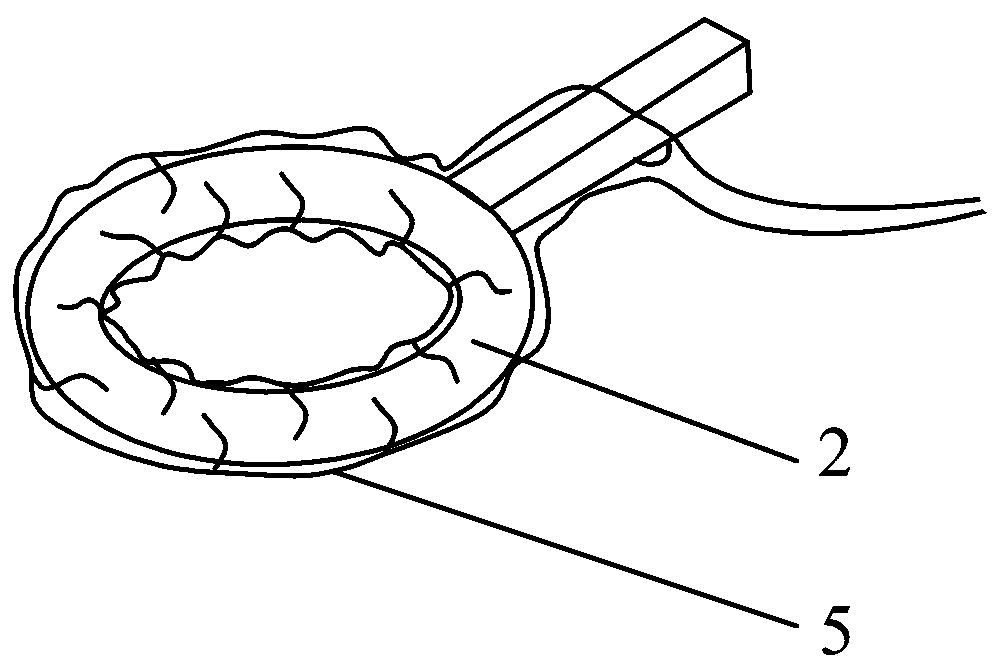 A device for cutting pears