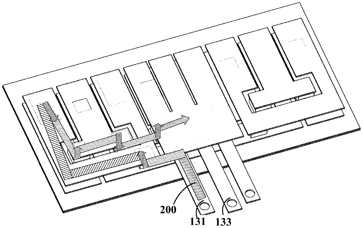 Wide bandgap power module packaging structure suitable for a severe environment