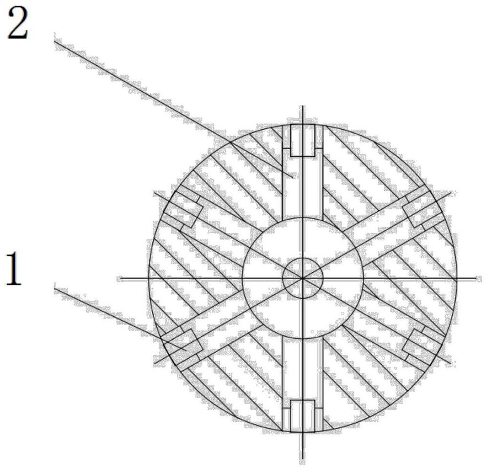 Replaceable knife handle type automatic expansion correcting head structure