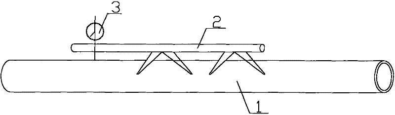 Method for detecting whole straightness of steel pipe