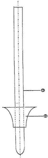 Vena cava cannula with umbrella-shaped ring