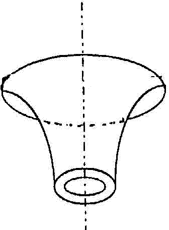 Vena cava cannula with umbrella-shaped ring