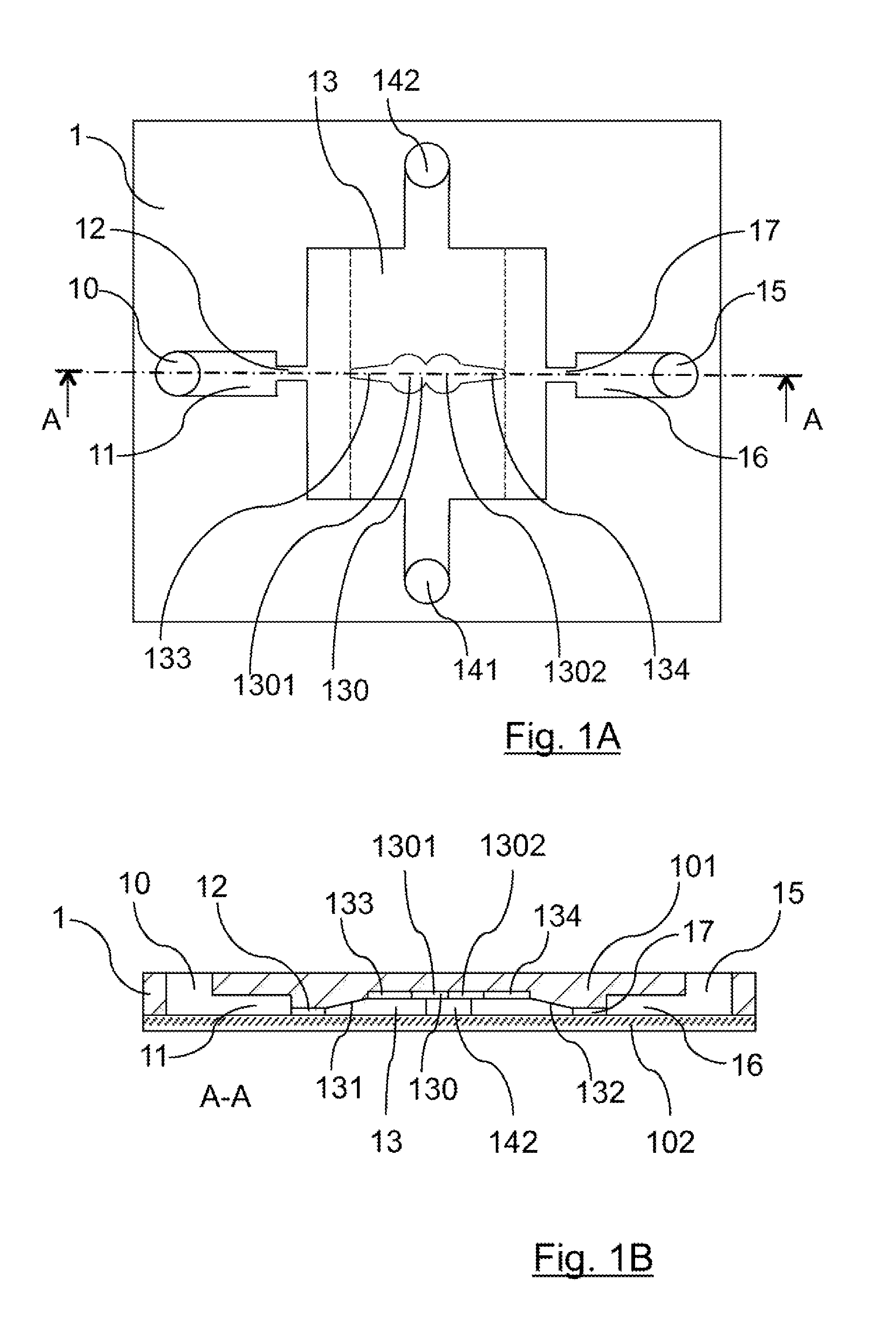 Microfluidic circuit allowing drops of several fluids to be brought into contact, and corresponding microfluidic method