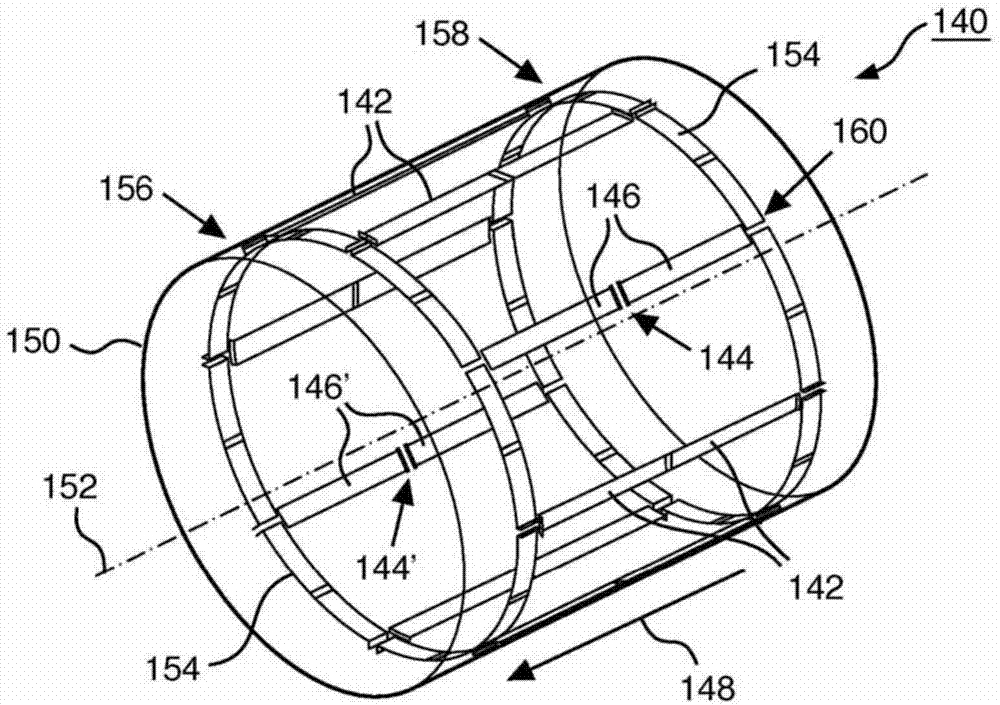 Radio frequency (RF) birdcage coil with separately controlled ring members and rungs for use in magnetic resonance (MR) imaging system