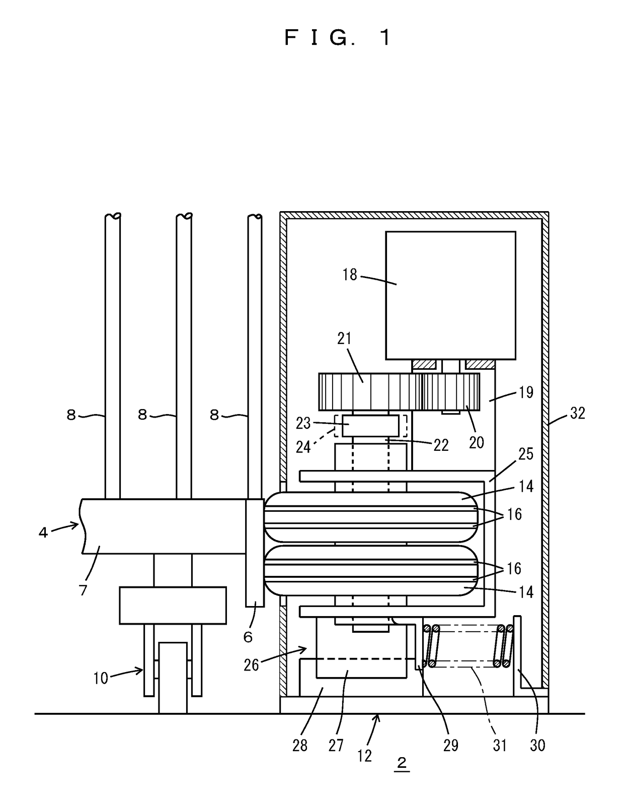 Truck transporting device