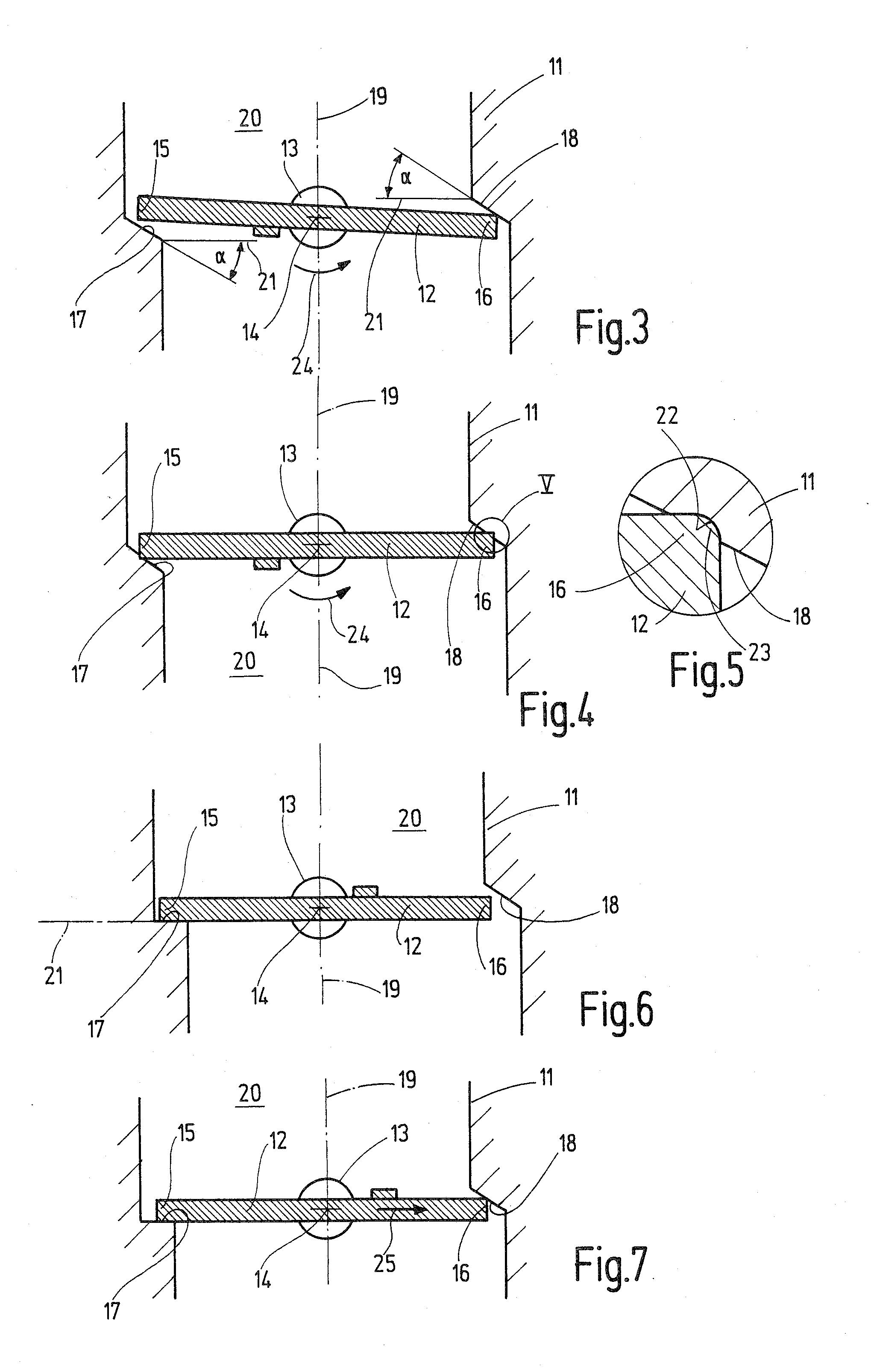 Method for producing a device for controlling the flow of a gaseous or liquid medium