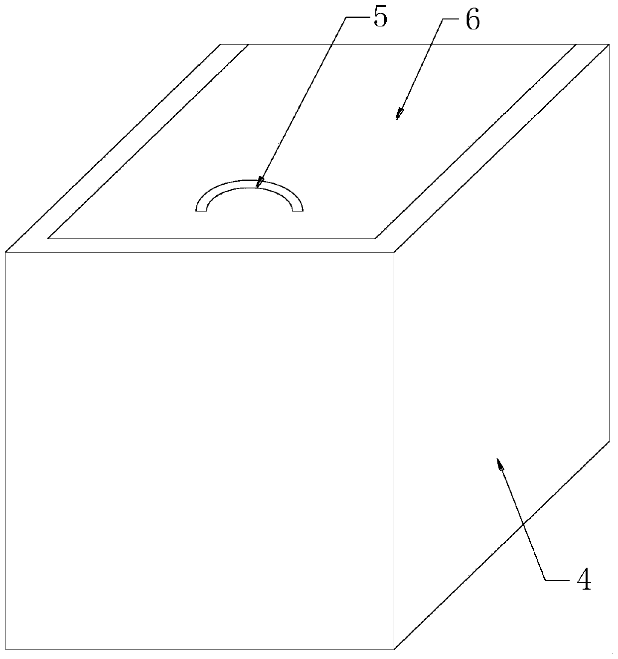 Lens film firmness damp erosion experimental equipment and method