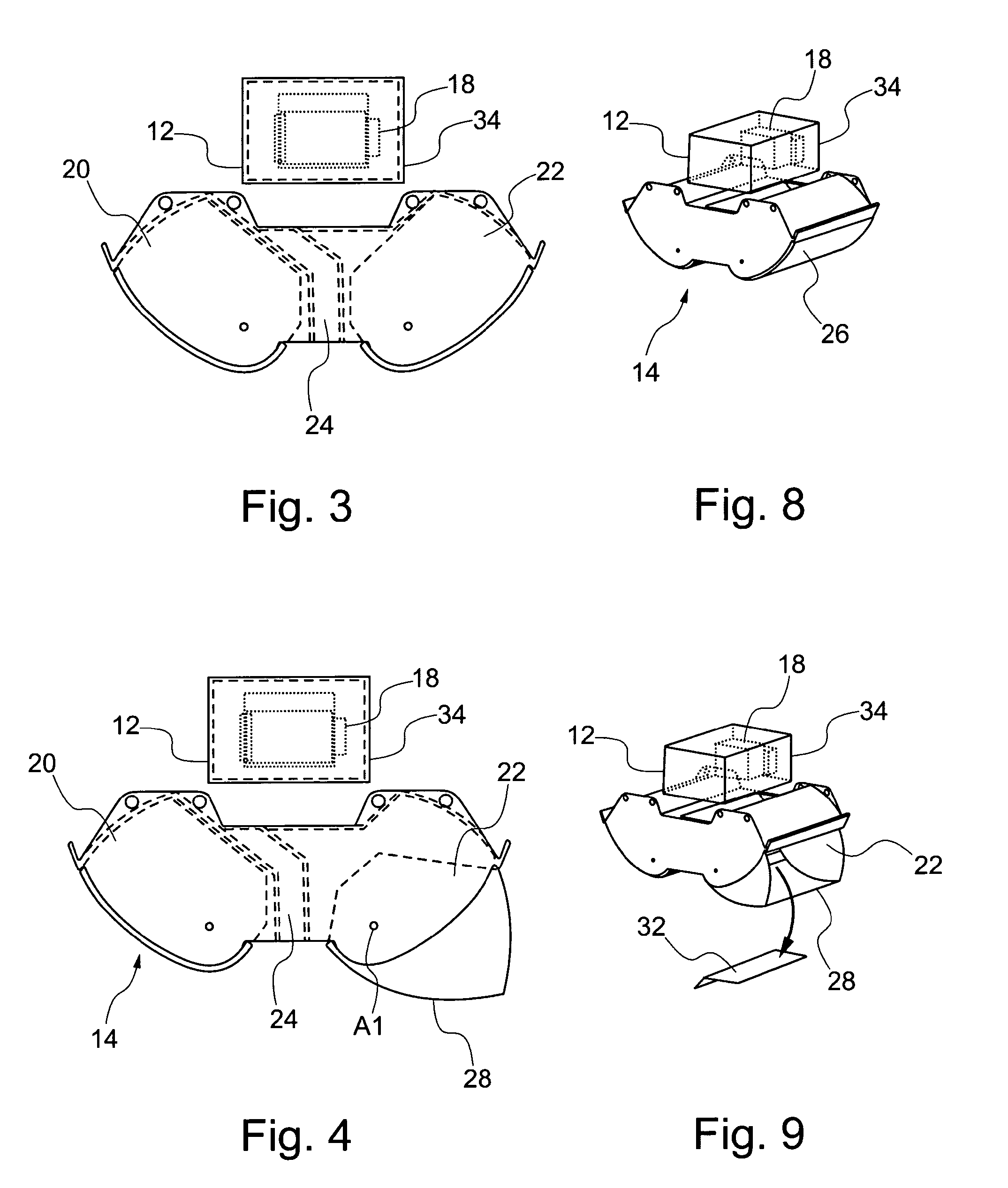 Pivoting equipment carrier in combination with a modified luggage rack