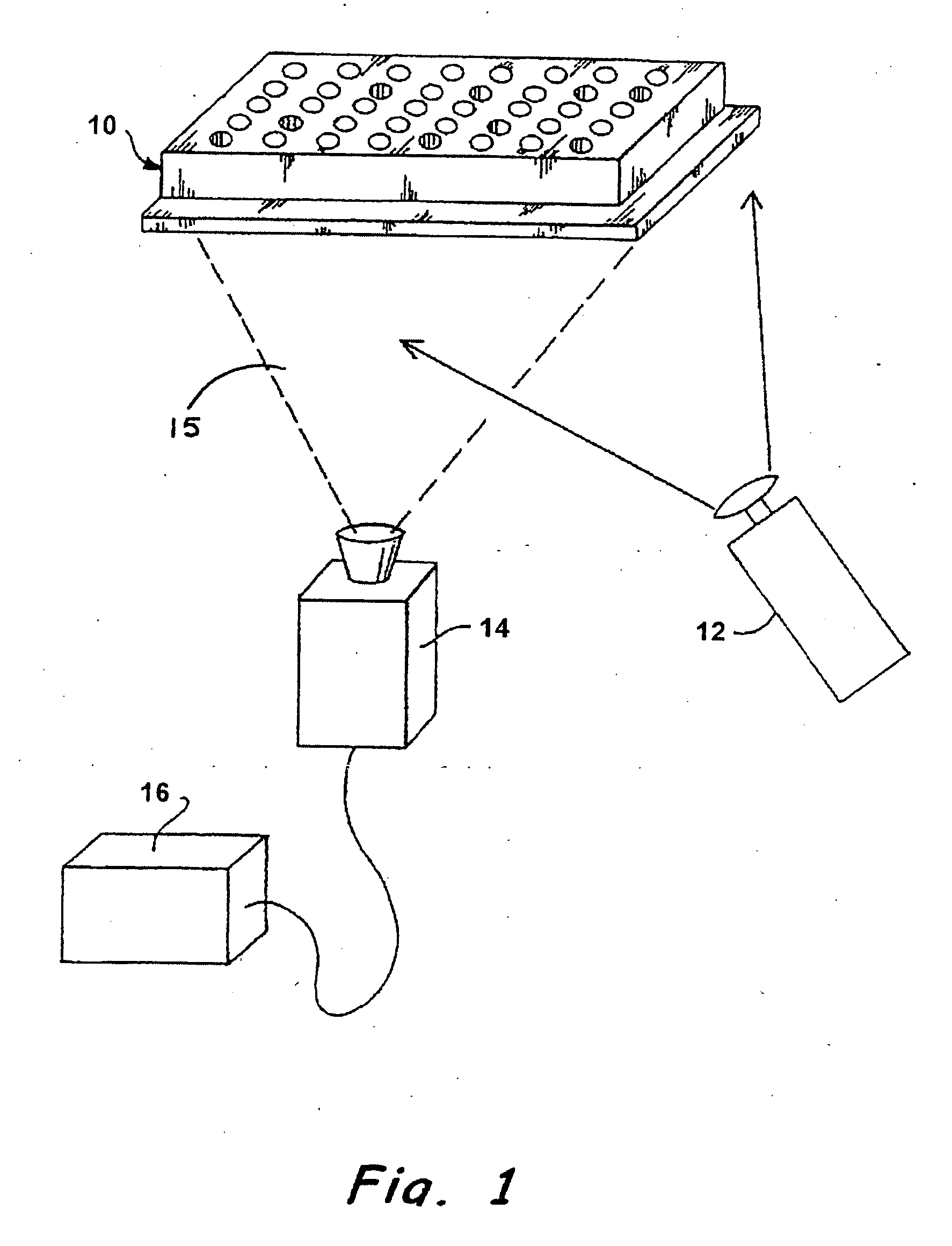 Reflective optic system for imaging microplate readers