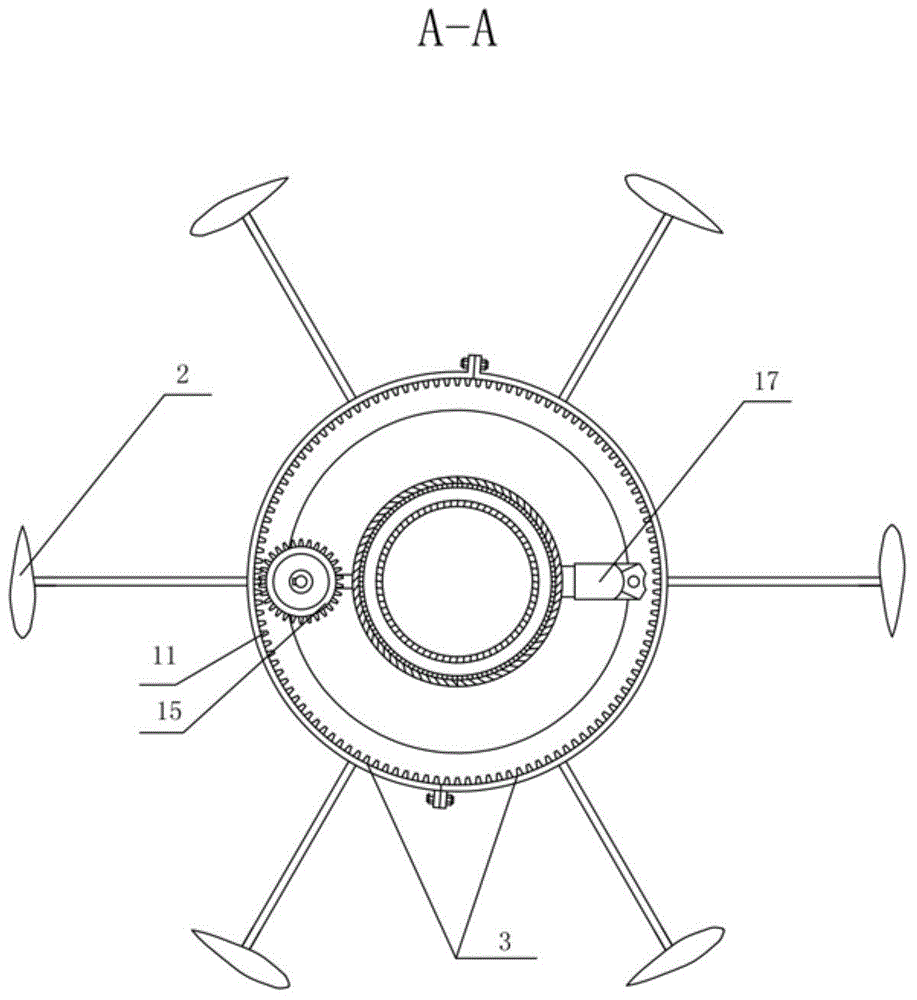Stacked three-dimensional wind-driven power generator