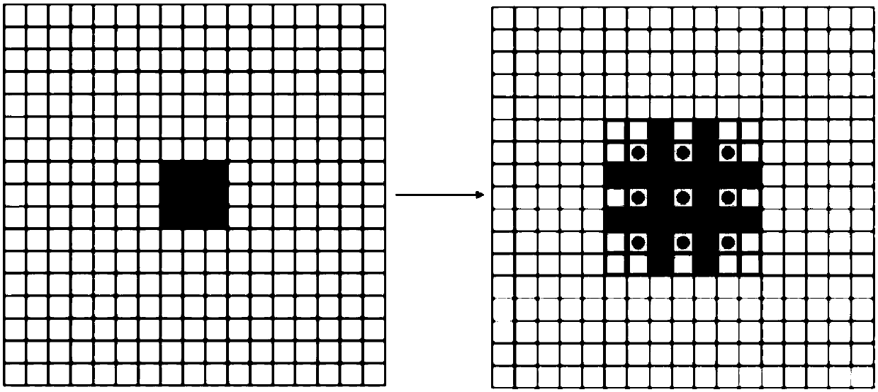 Dilated-convolution method based on deep convolutional adversarial network model