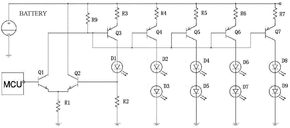 A multi-channel constant current lighting circuit for automobiles