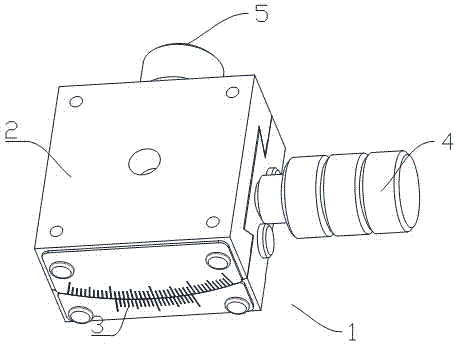 Bending angle controller of bending machine