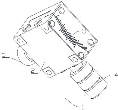 Bending angle controller of bending machine