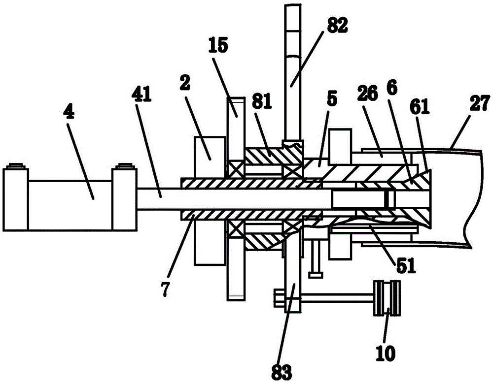 Fire hose fastening machine