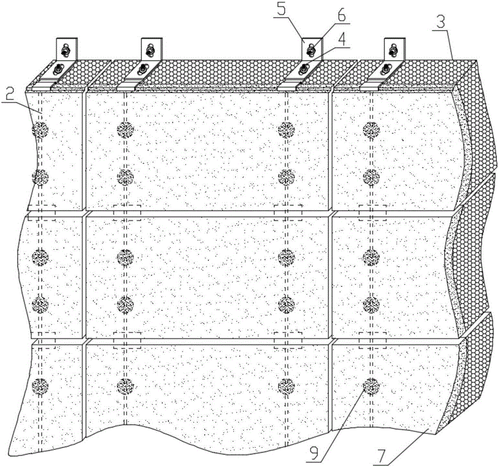 Fixing structure for integrated ultra-thin heat preservation panels and manufacturing and installing method for fixing structure
