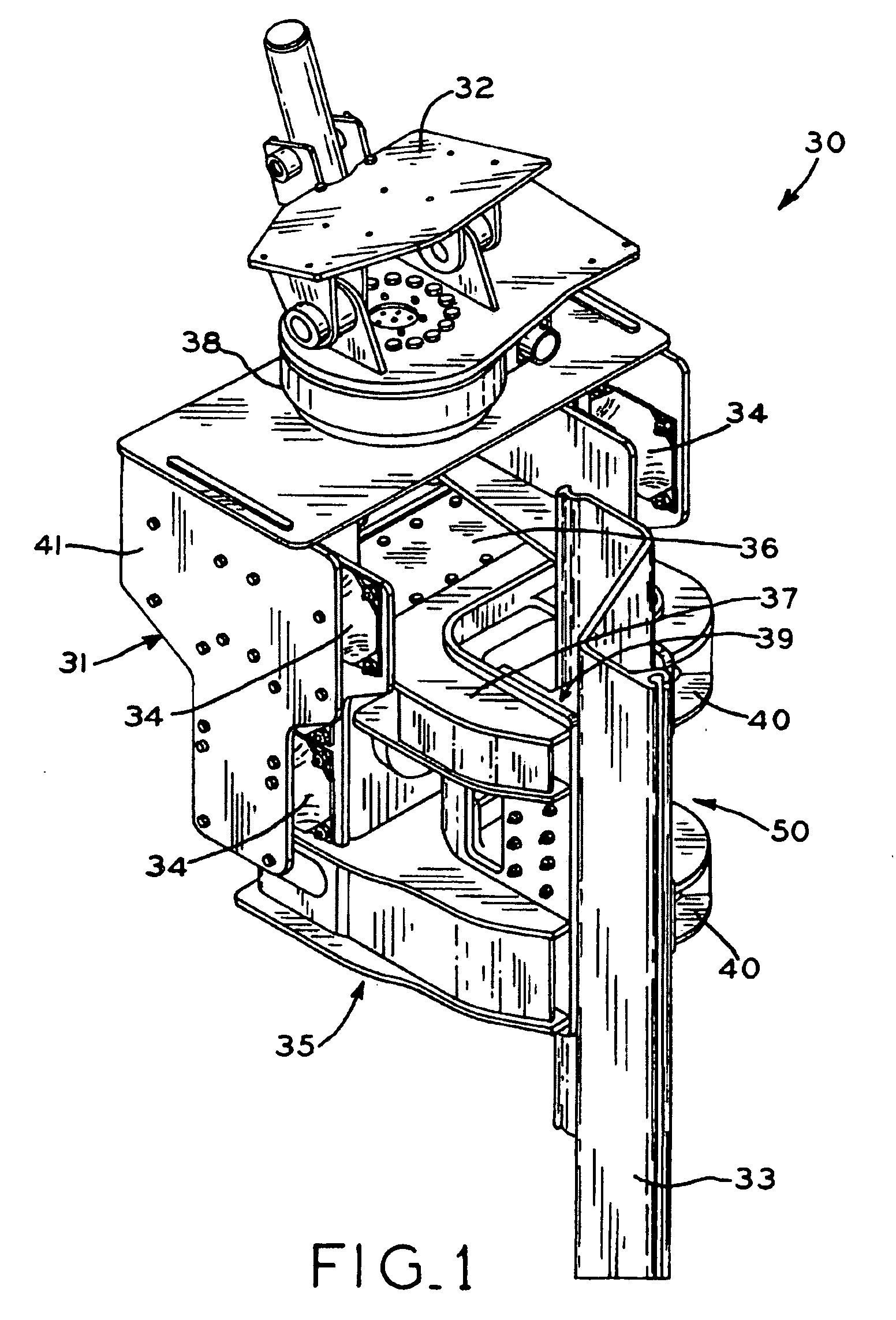 Modular vibratory pile driver system