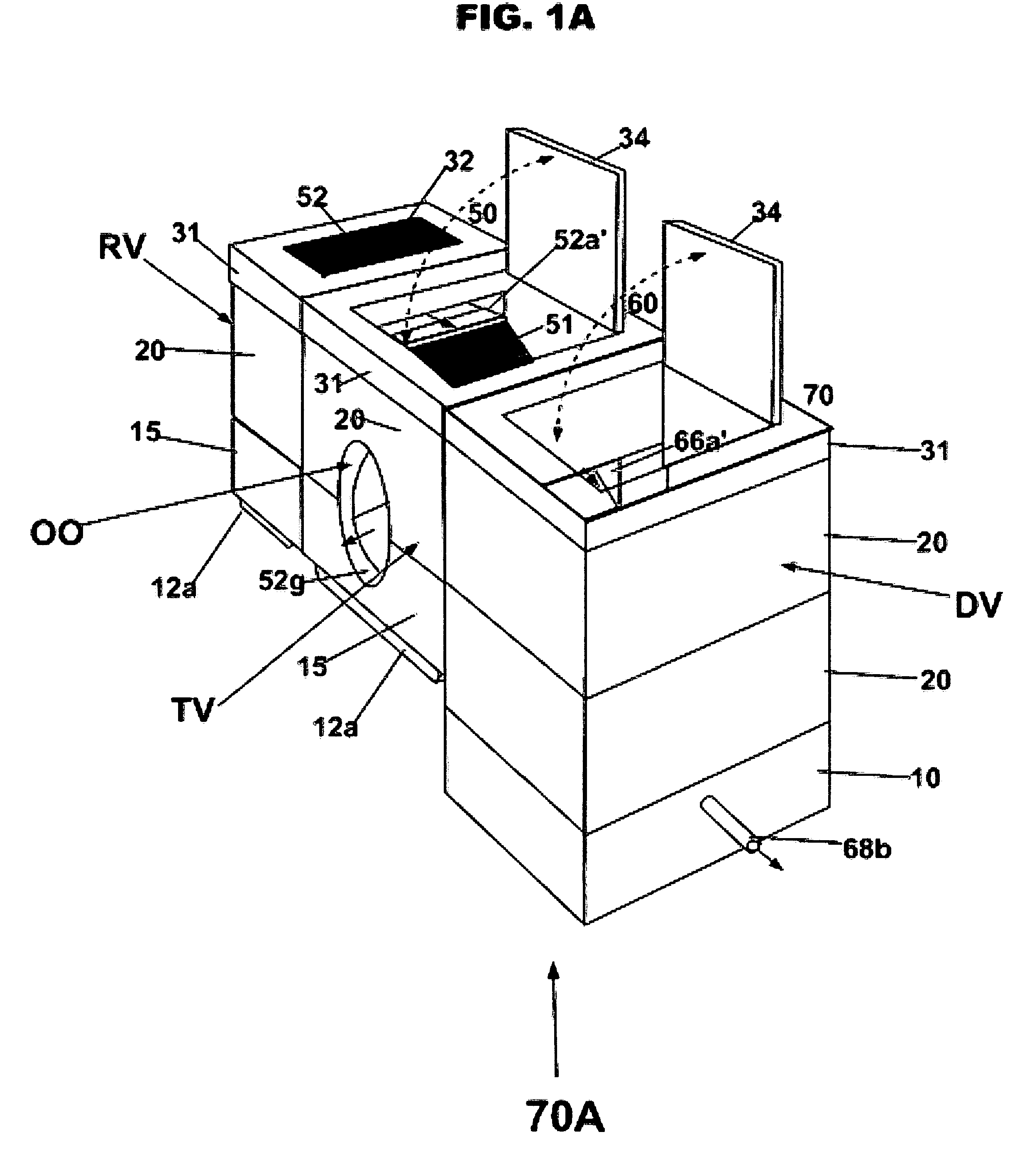 Storm water treatment system, modular drain vault, tube cleaning tool and methods