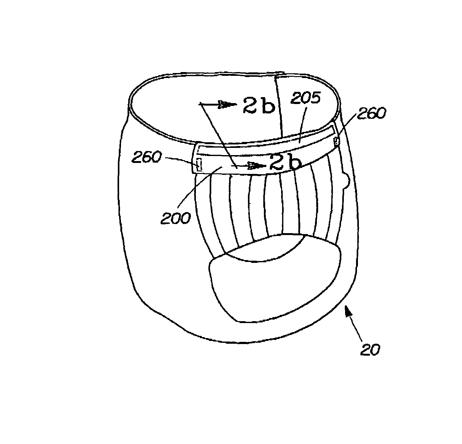 Absorbent article comprising a flap handle that aids in the application of said absorbent article